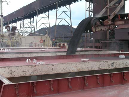 Ore loading at Silver Bay on David Z. Norton