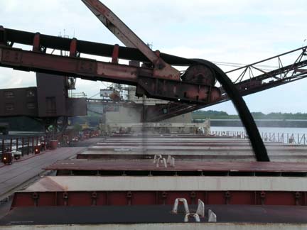 Ore loading at Silver Bay on David Z. Norton