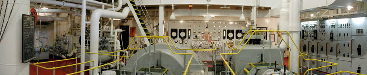 Banner image: Engine room on Mapleglen