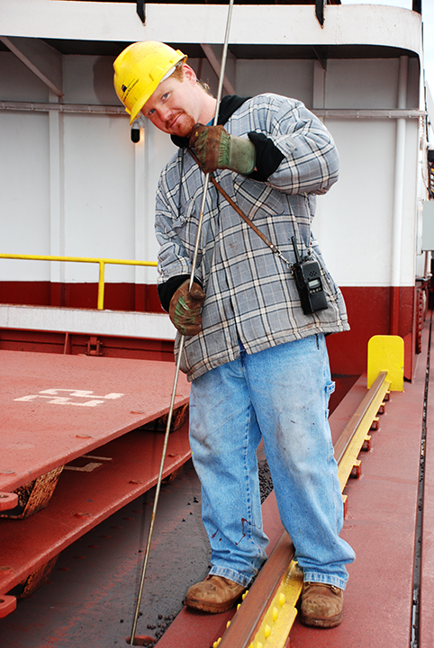 Deckhand Michael Young