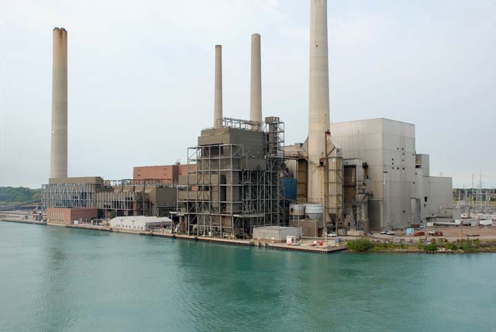 Detroit Edison St. Clair Power plant