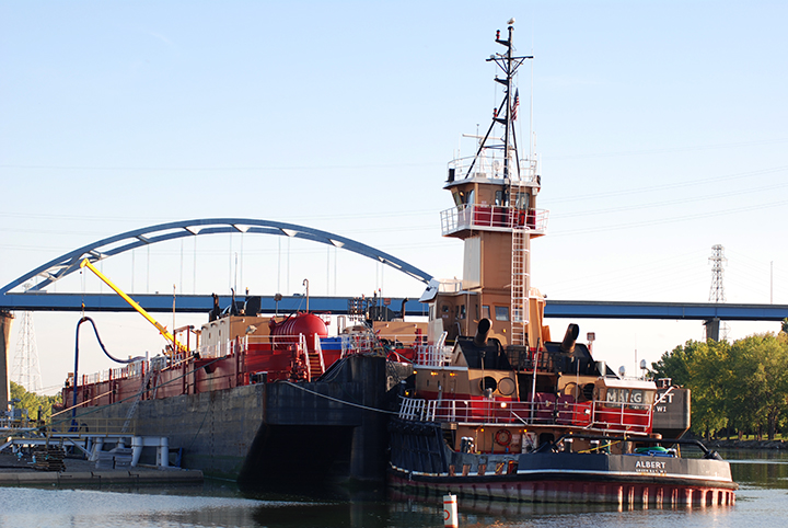 tug Albert and barge Margaret