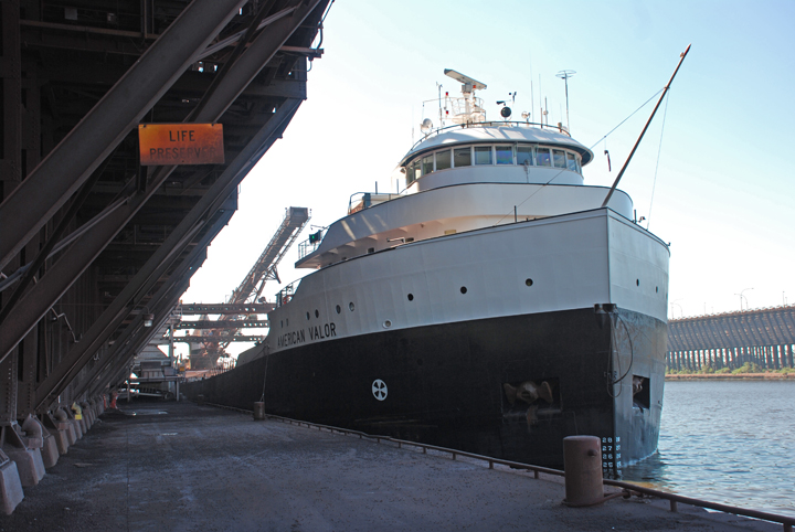 American Valor at CN dock