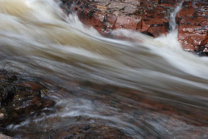 Split Rock River: water chute