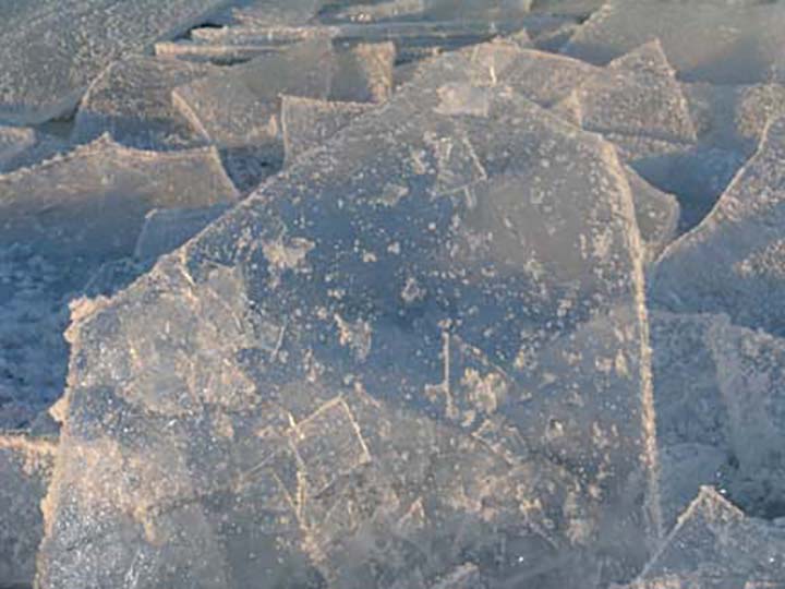 Ice shards