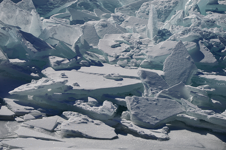 Ice shards