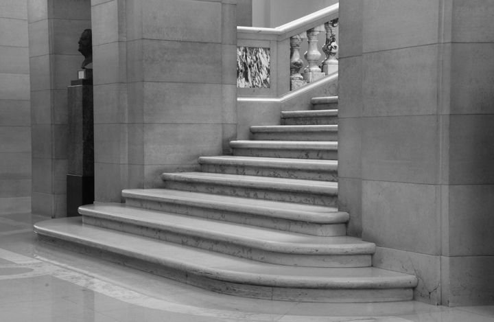 staircase to senate chambers