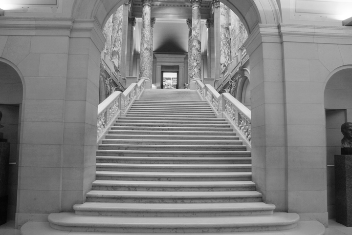 staircase to senate chambers
