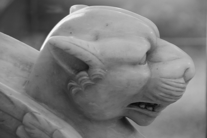 italian marble gargoyle
