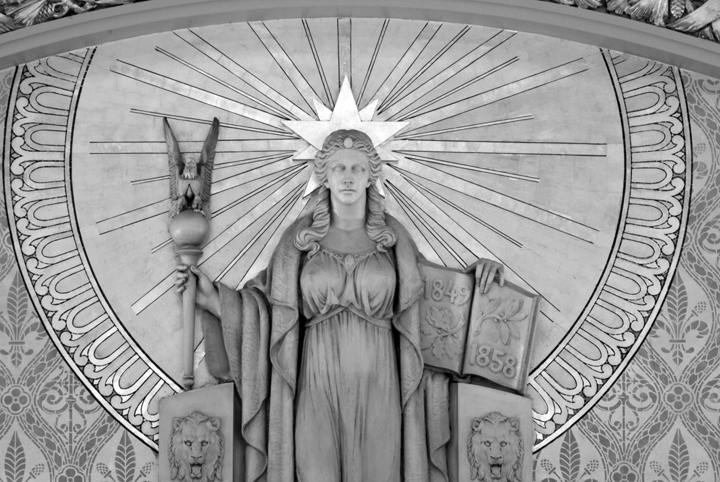 detail of sculpture