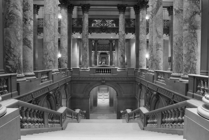 2nd floor, looking west