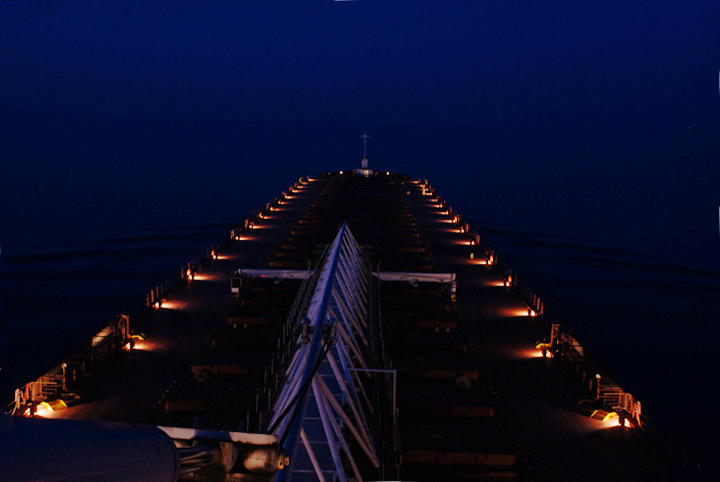 Indiana Harbor at twilight