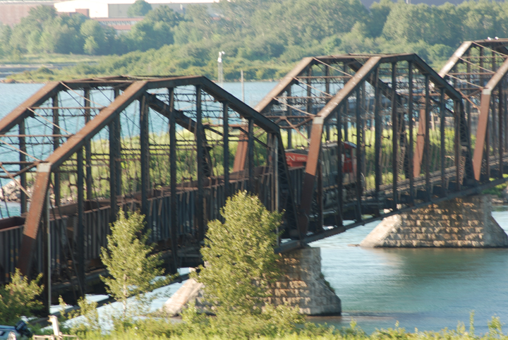 Wisconsin Central rail bridge