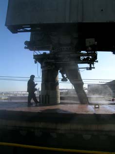 Loading coal