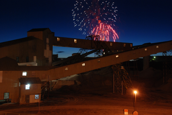 Fireworks at Port Calcite