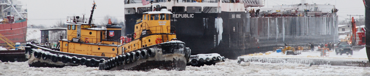 Banner image: Great Republic and tugs
