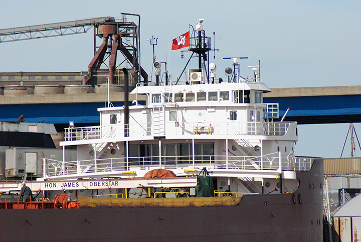 Oberstar at Fraser Shipyard