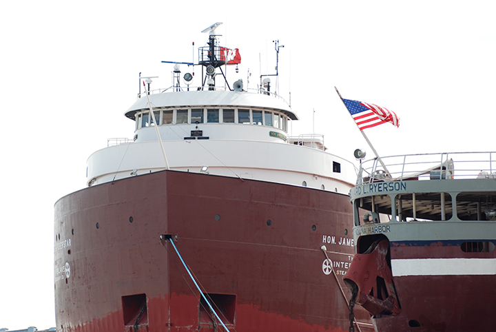 Oberstar at Fraser Shipyard